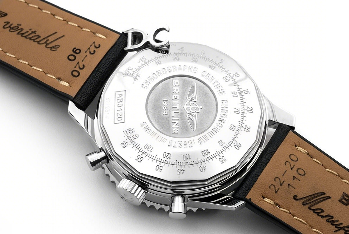 Breitling Navitimer 01 Chronograph Black Dial in Steel-fasswatch