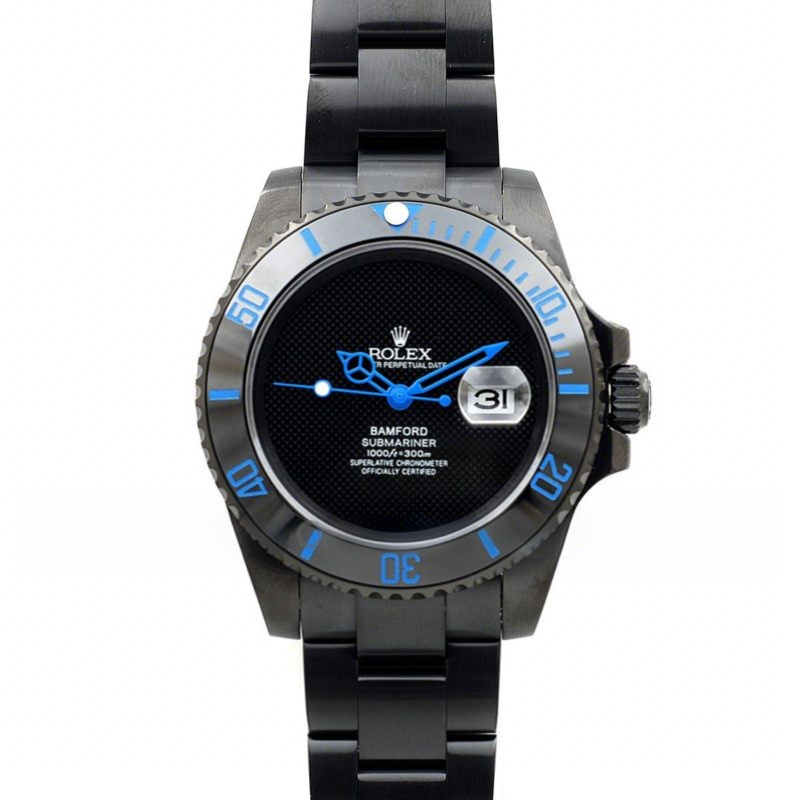 Rolex Bamford Submariner Ceramic Date Spirit (Blue)-fasswatch