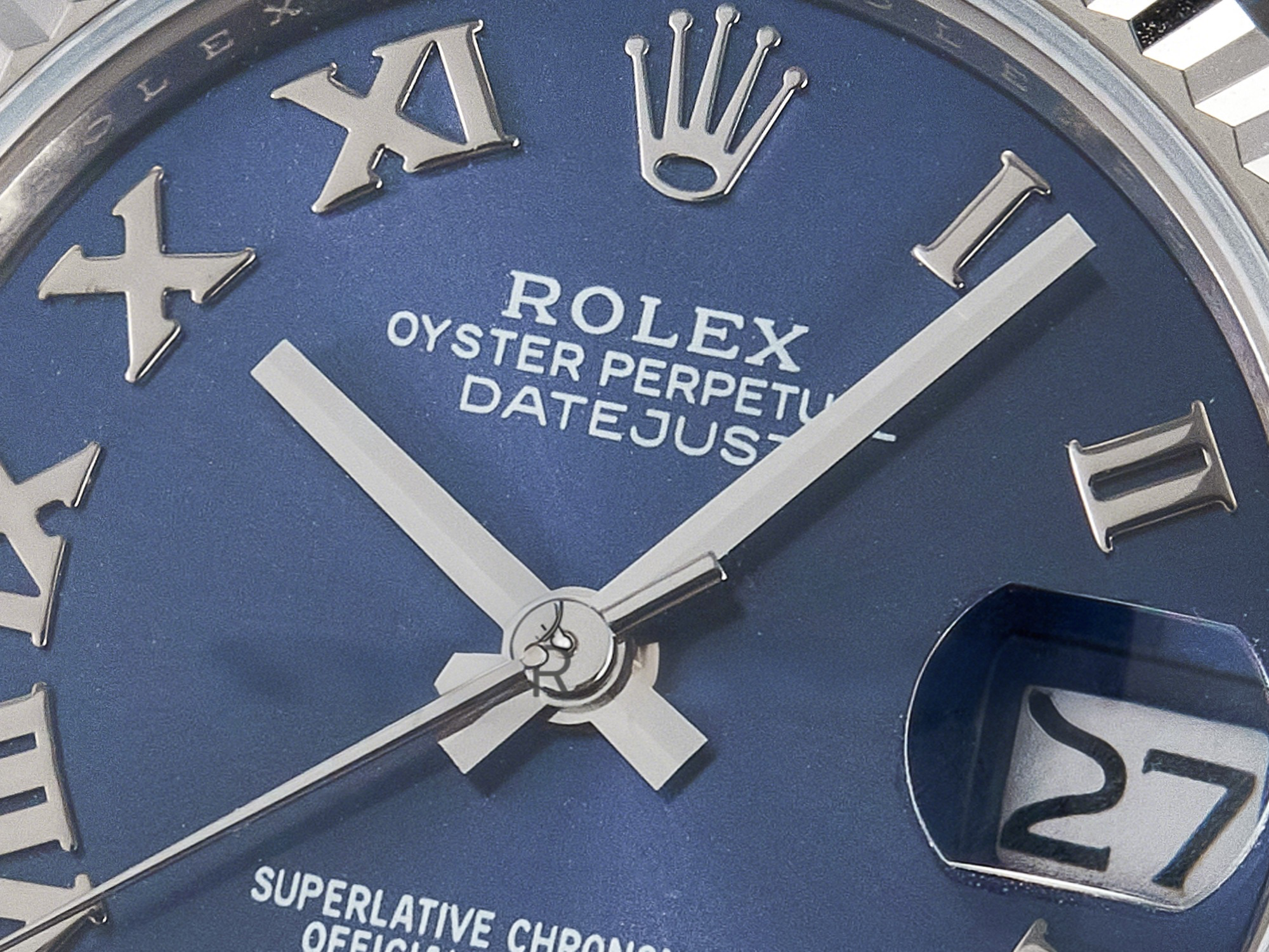 Rolex DateJust 31 278274 ARF 1:1 Best Edition 904L Steel Blue Roman Dial on SS Jubilee Bracelet ETA 2688-fasswatch
