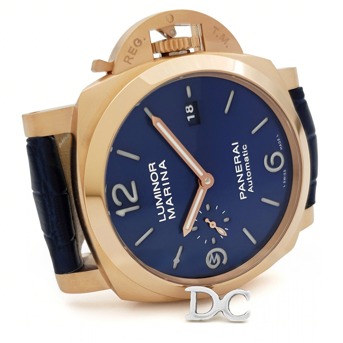 Panerai PAM1112 Luminor Marina Goldtech™ Sole Blu 44mm-fasswatch