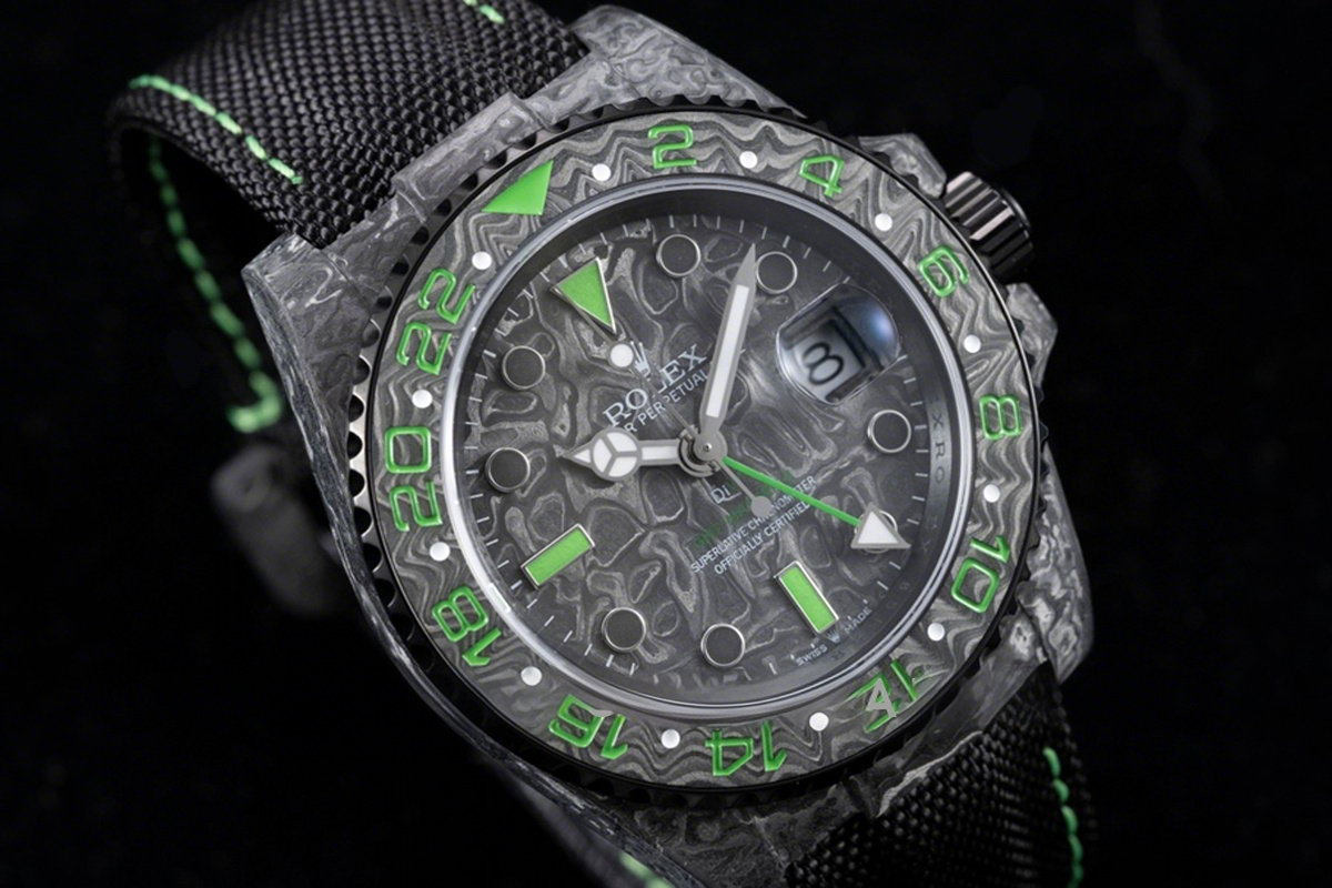 Rolex DIW GMT Stinger Carbon-fasswatch