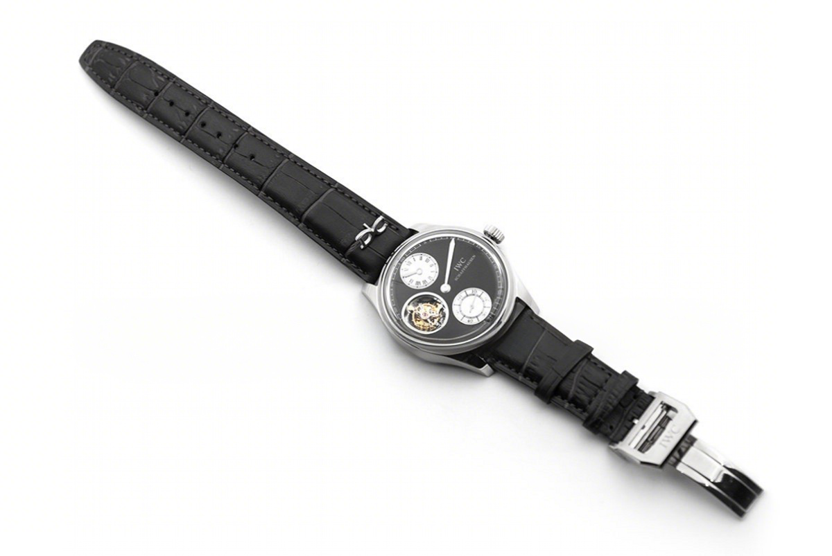 IWC Portuguese Regulator Tourbillon IW544601 White Dial in White Gold-fasswatch