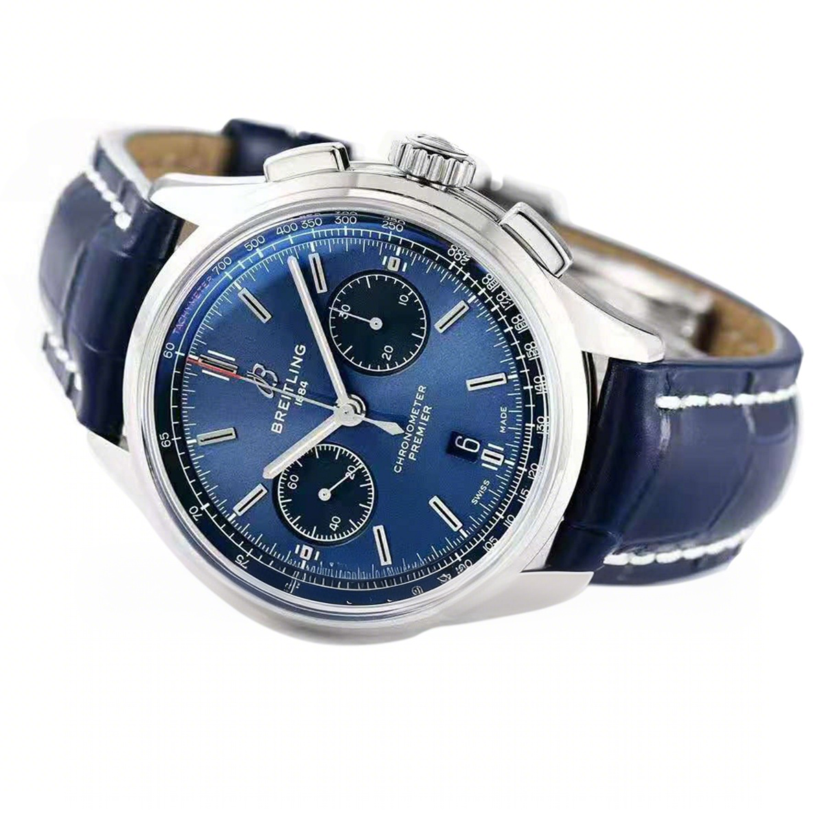 Breitling Premier B01 Chronograph 42 Blue Dial Ref: AB0118A61C1P1-fasswatch