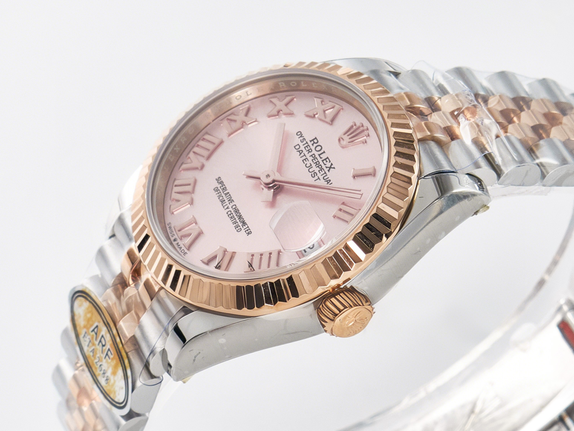 Rolex DateJust 31 278271 ARF 1:1 Best Edition 904L Steel RG Roman Dial on SS/RG Jubilee Bracelet ETA 2688-fasswatch