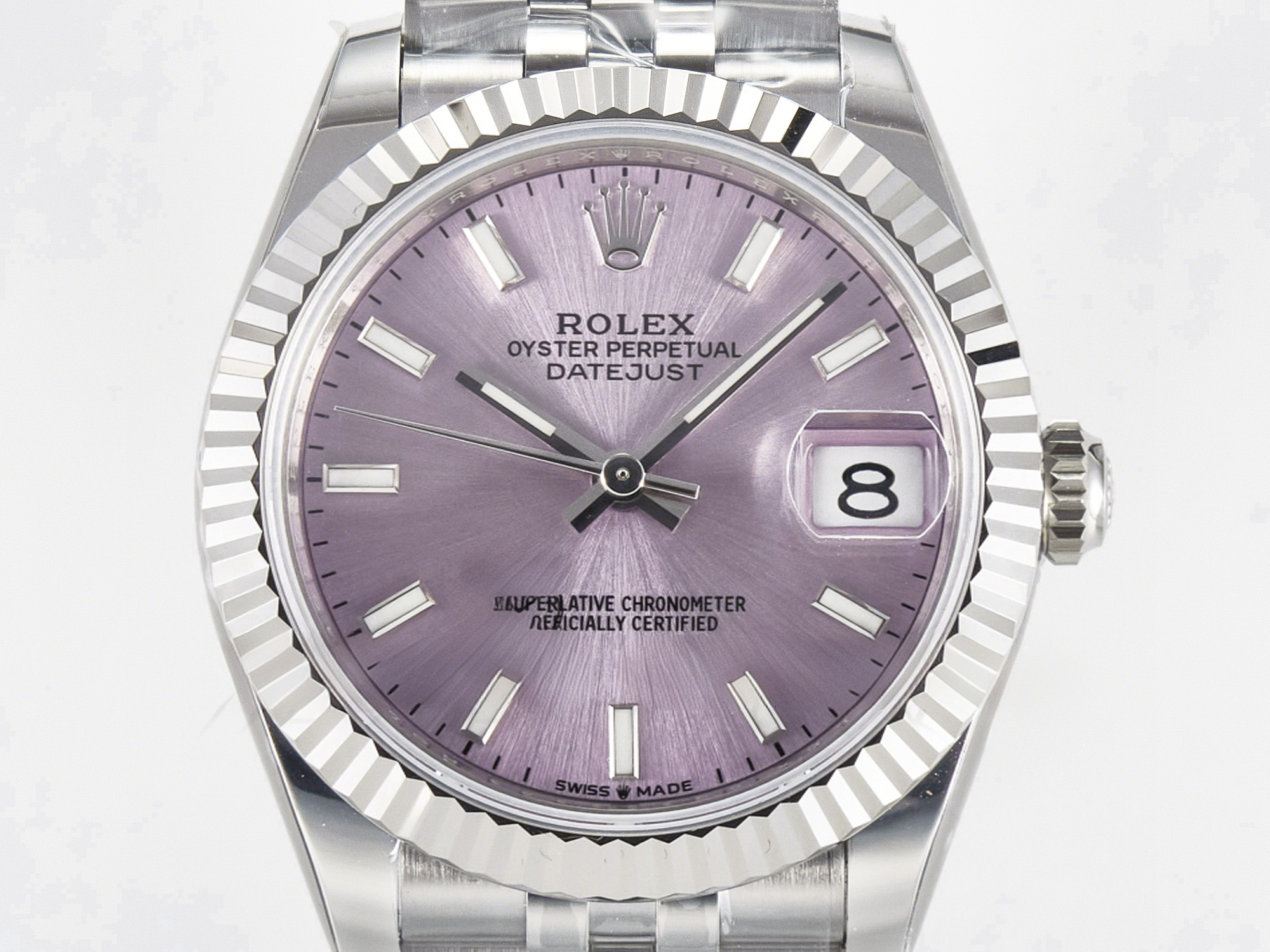 Rolex DateJust 31 278274 ARF 1:1 Best Edition 904L Steel Pink Dial Stick Marker on SS Jubilee Bracelet ETA 2688-fasswatch