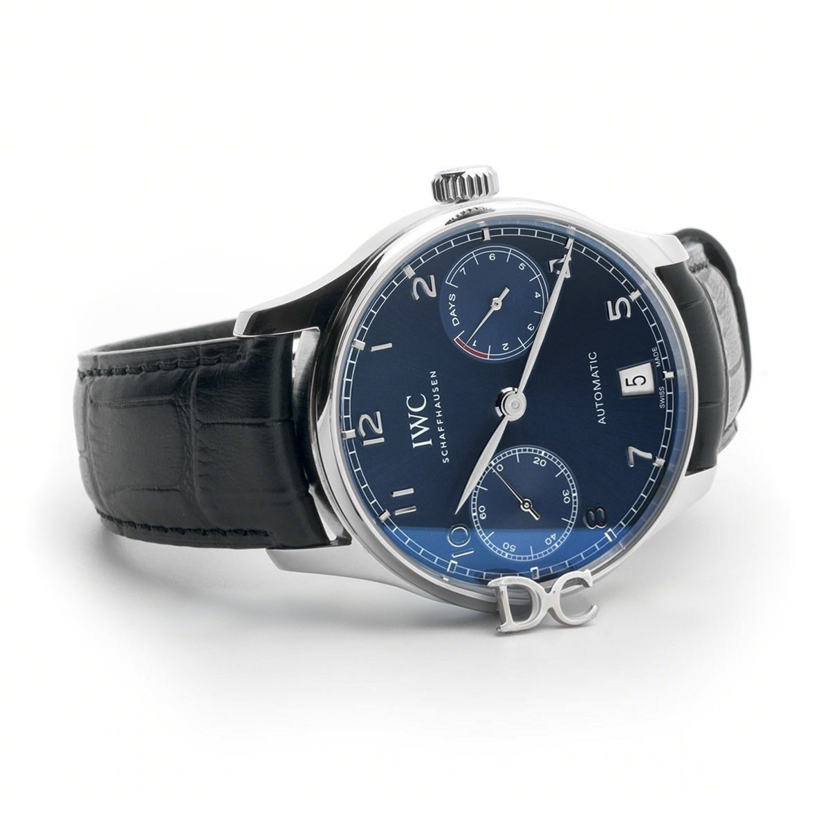 IWC Portugieser Automatic IW500710 Blue Dial in Steel-fasswatch