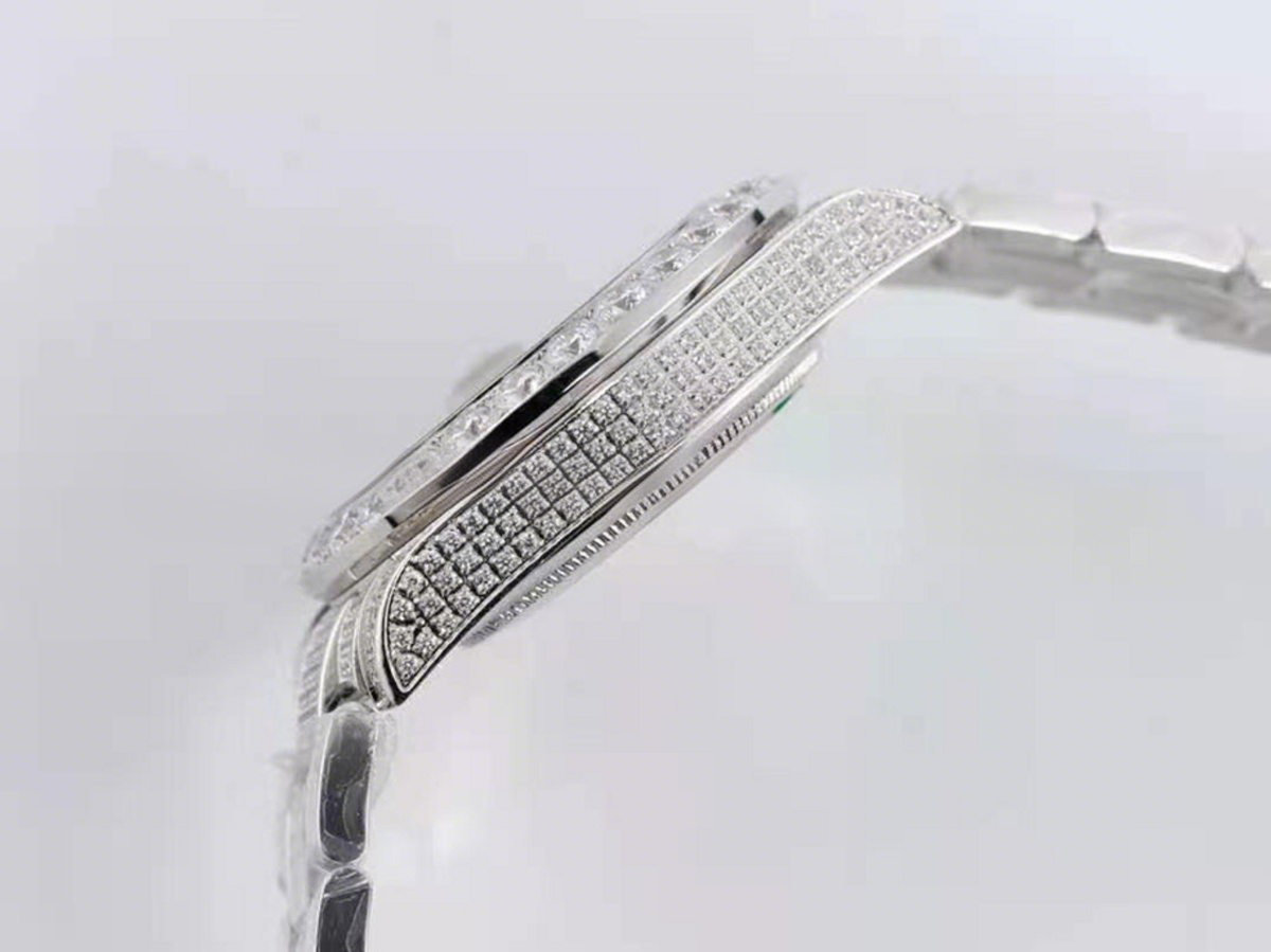 Rolex Submariner 116659 Full Diamond Paved Dial with Diamond Markers in Steel-fasswatch