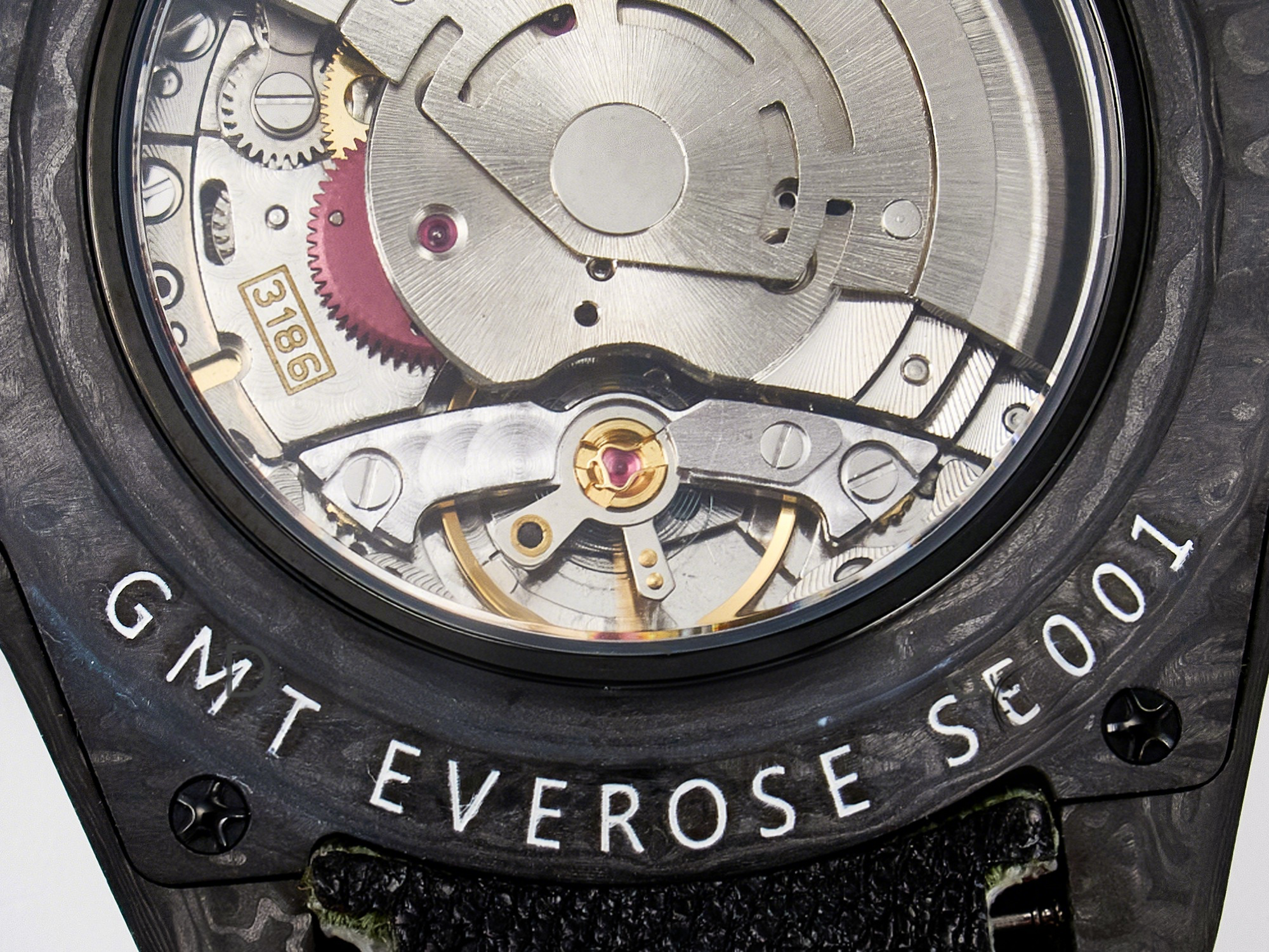 Rolex GMT Carbon DIWF Best Edition Green Arabic Dial on Green Nylon Strap SA3186 CHS-fasswatch