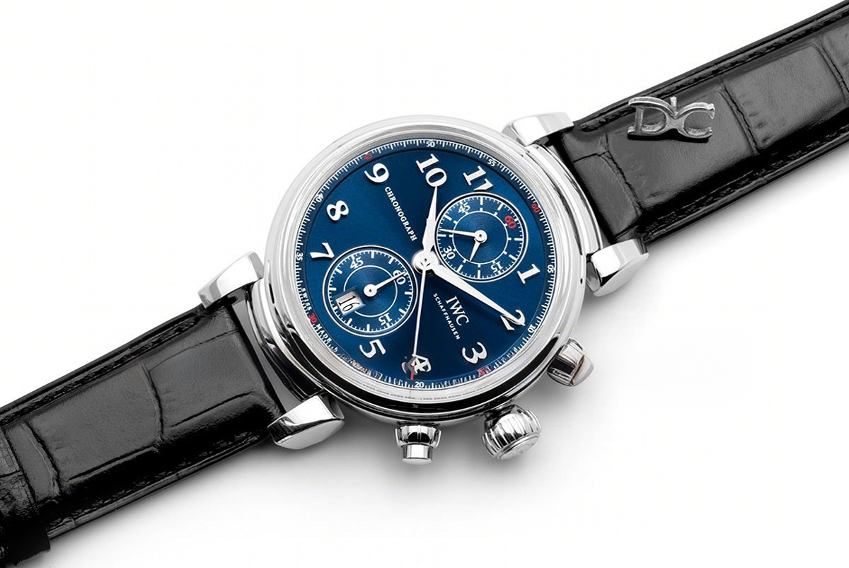 IWC Da Vinci Chronograph Edition “Sport For Good Foundation” IW393402 Blue Dial in Steel-fasswatch