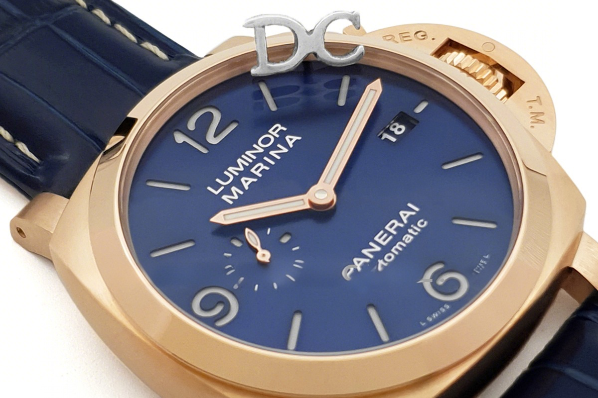 Panerai PAM1112 Luminor Marina Goldtech™ Sole Blu 44mm-fasswatch