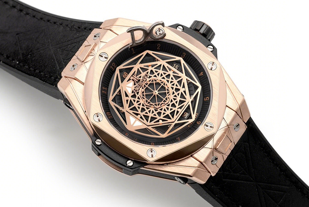 Hublot Big Bang Unico Sang Bleu in Rose Gold-fasswatch
