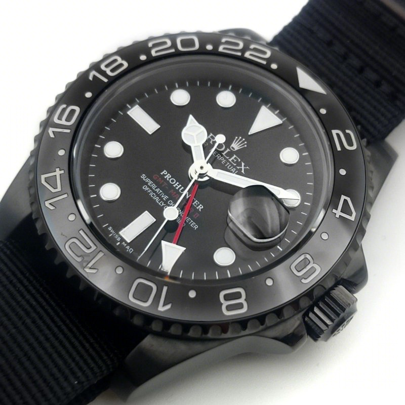 Rolex GMT Master II 116710 Pro Hunter Military Red-fasswatch