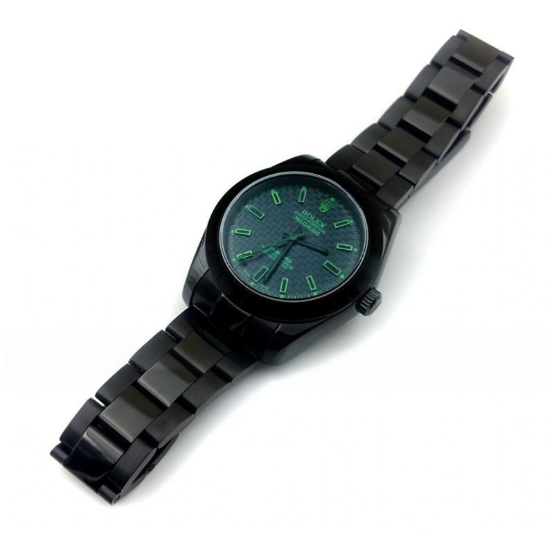 Rolex Bamford Milgauss SE Stealth GV Green-fasswatch