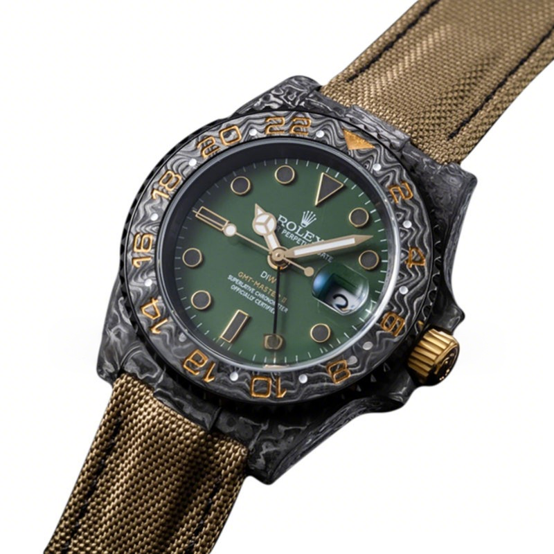 Rolex DIW GMT Desert Camo Carbon-fasswatch