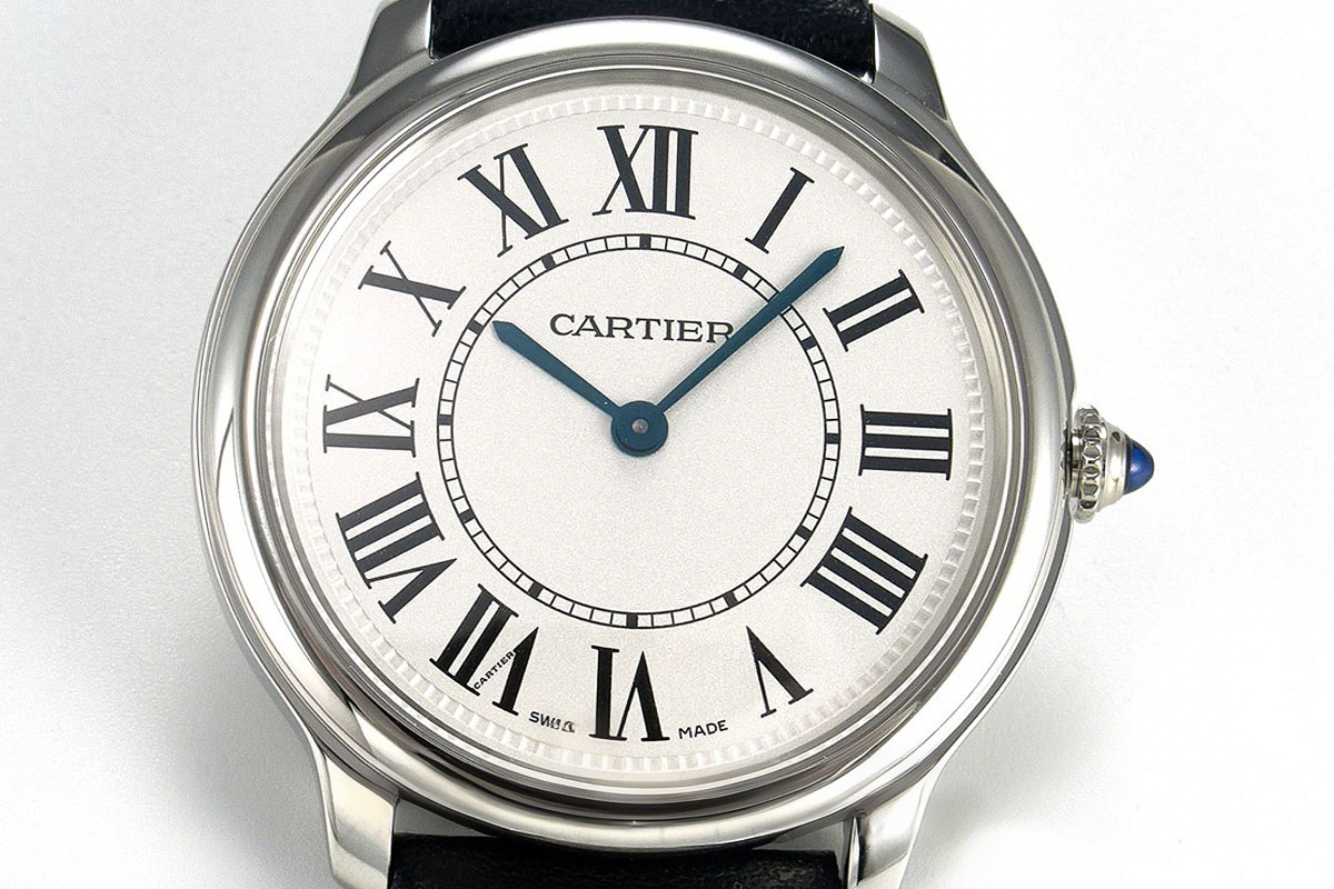 Cartier Ronde Must De Cartier 36mm White Dial in Steel-fasswatch