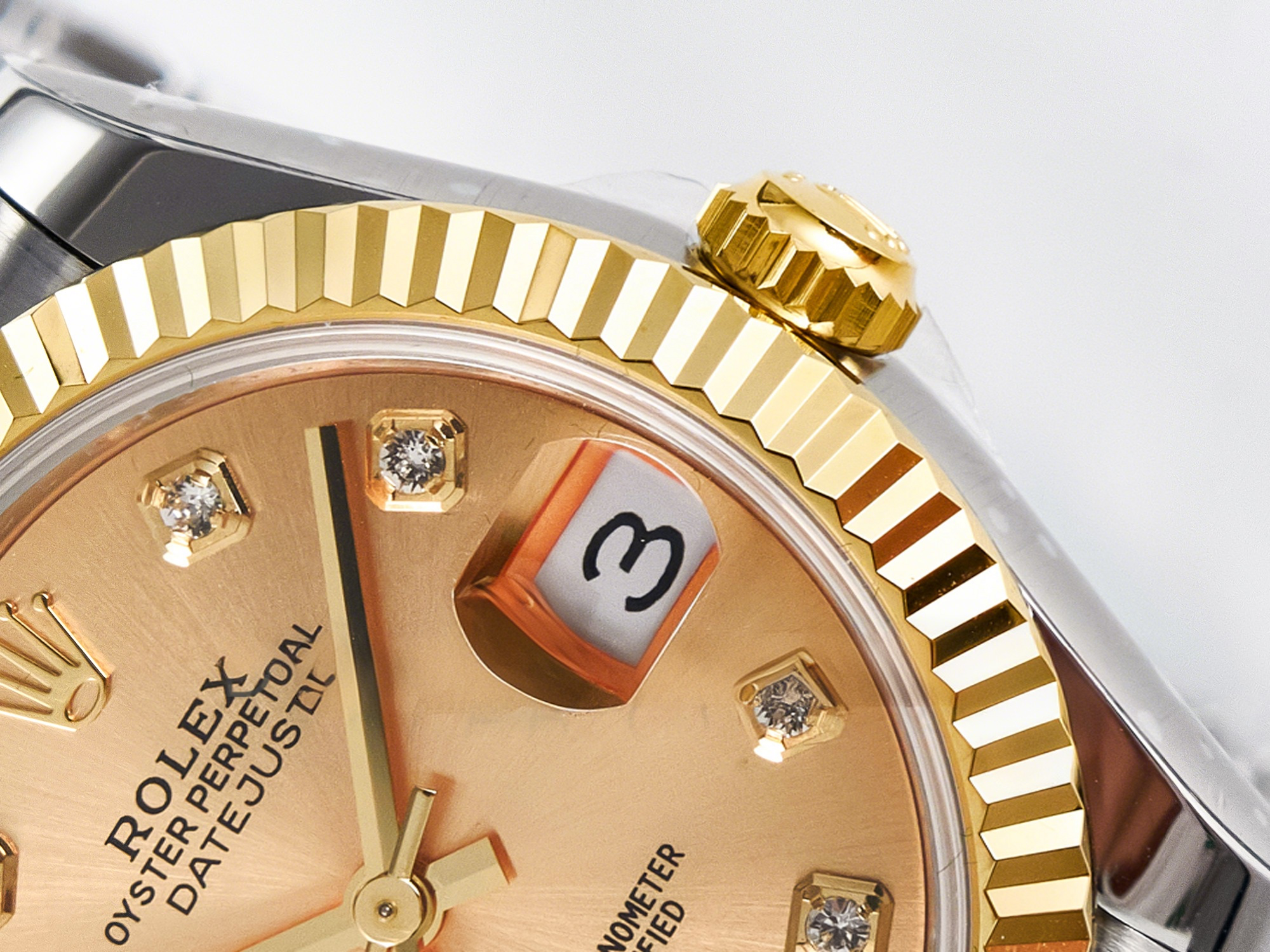 Rolex DateJust 31 278273 ARF 1:1 Best Edition 904L Steel YG Diamonds Dial on SS/YG Jubilee Bracelet ETA 2688-fasswatch