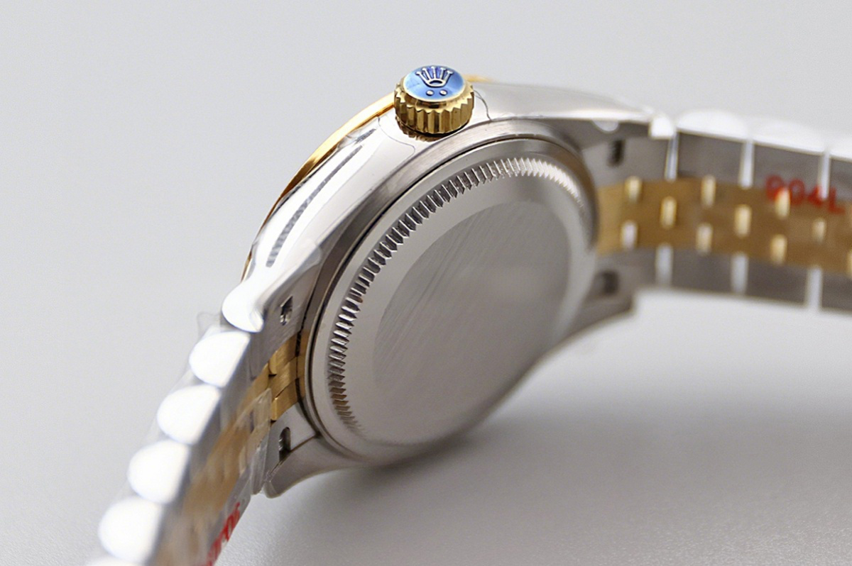 Rolex Ladies Datejust 279383RBR MOP Dial with Diamond Bezel in Yellow Gold/Steel-fasswatch