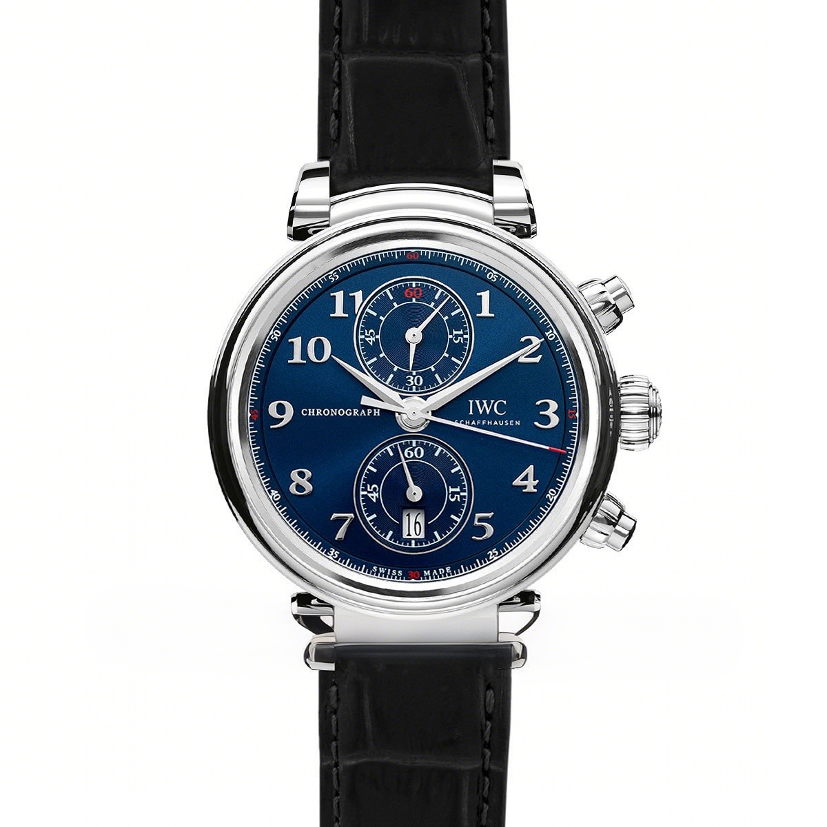 IWC Da Vinci Chronograph Edition “Sport For Good Foundation” IW393402 Blue Dial in Steel-fasswatch