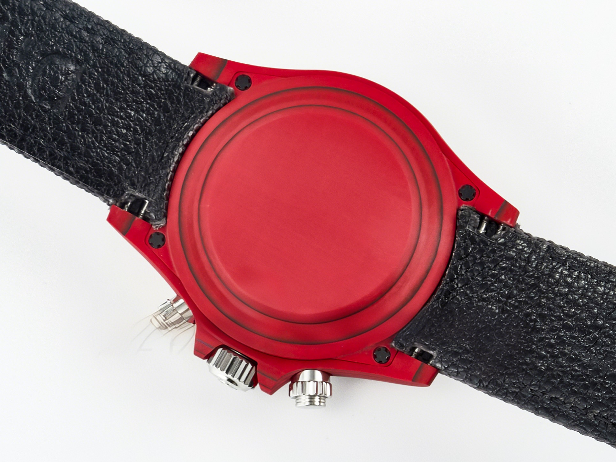 Rolex Daytona DIW Carbon DIWF 1:1 Best Edition Red Dial on Gray Nylon Strap SH7750-fasswatch