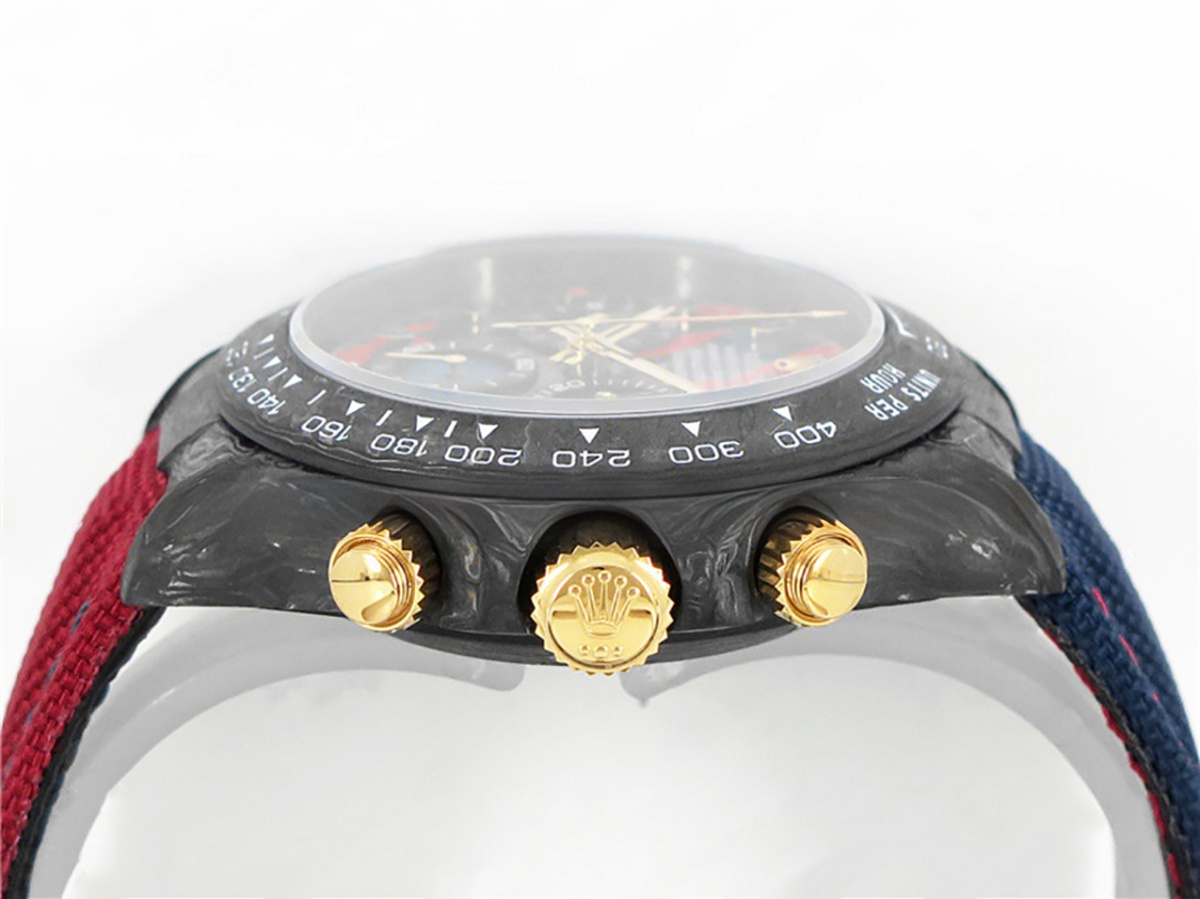 Rolex Daytona DIW Military Red Carbon-fasswatch