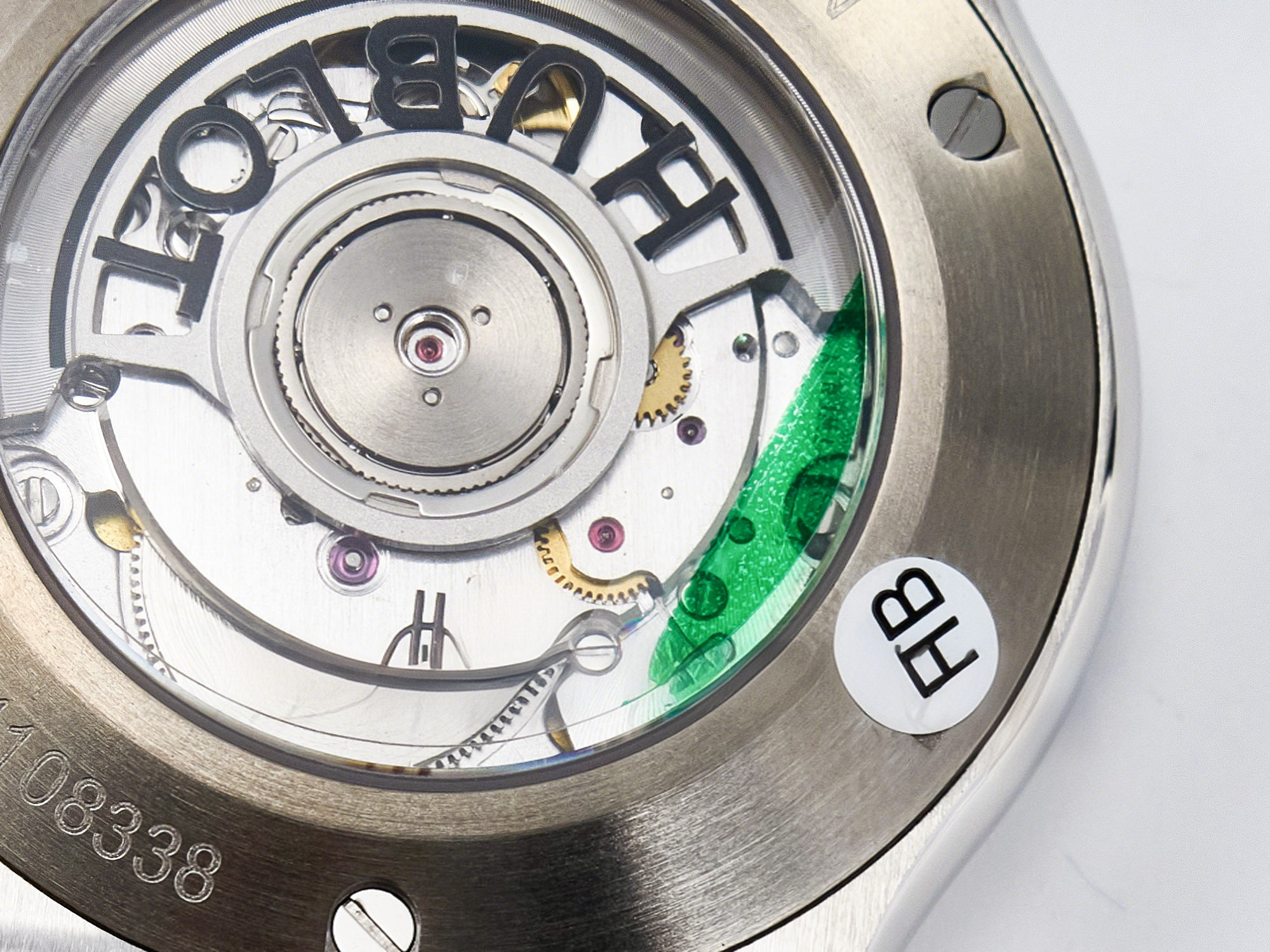 Hublot Classic Fusion Bang 42mm HBF 1:1 Best Edition Gray Dial Diamonds Bezel on Gray Leather Strap A2892-fasswatch