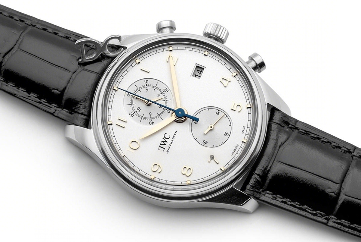 IWC Portugieser Chronograph Classic IW3903 White Dial in Steel-fasswatch