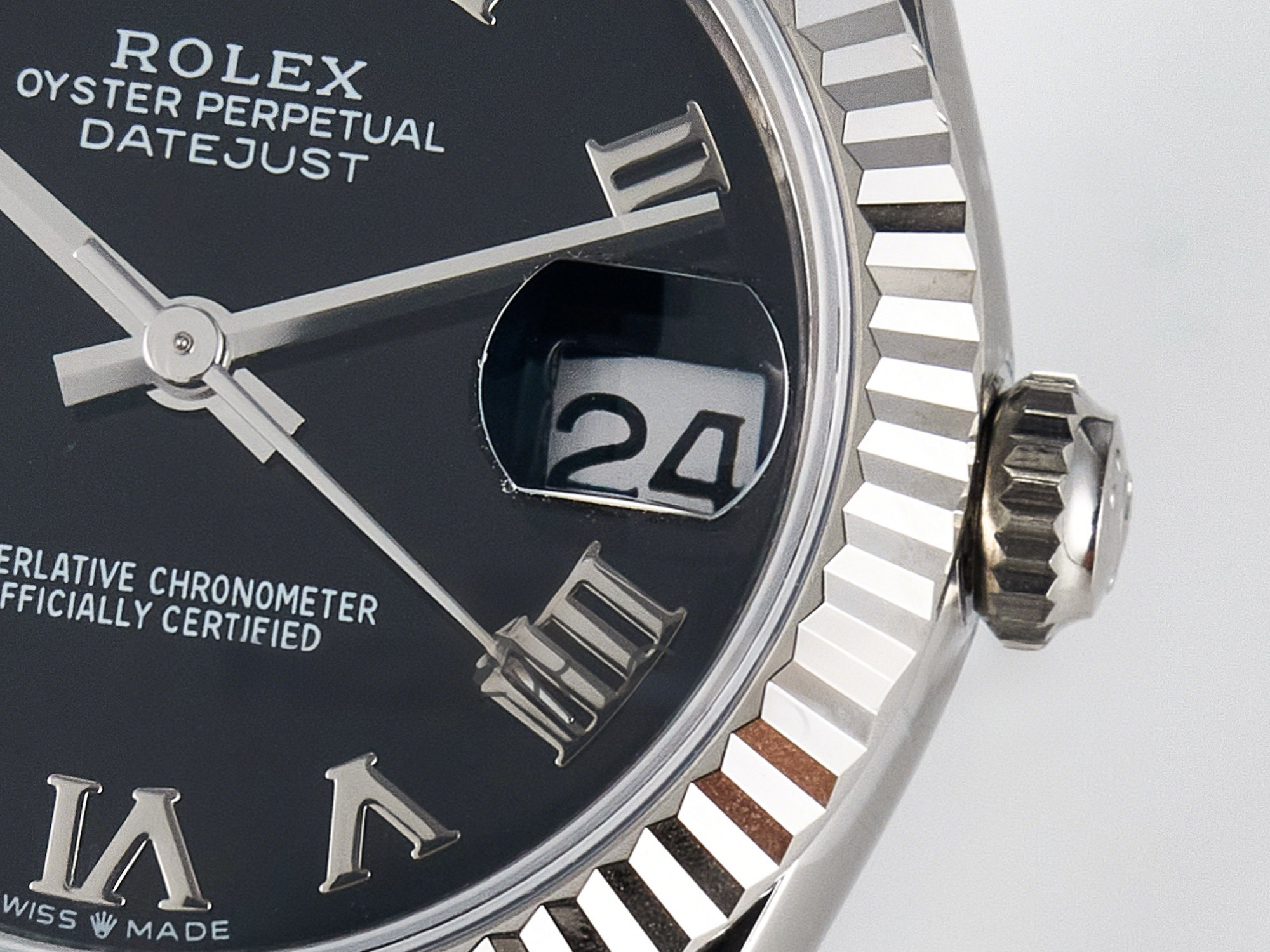 Rolex DateJust 31 278274 ARF 1:1 Best Edition 904L Steel Black Roman Dial on SS Oyster Bracelet ETA 2688-fasswatch