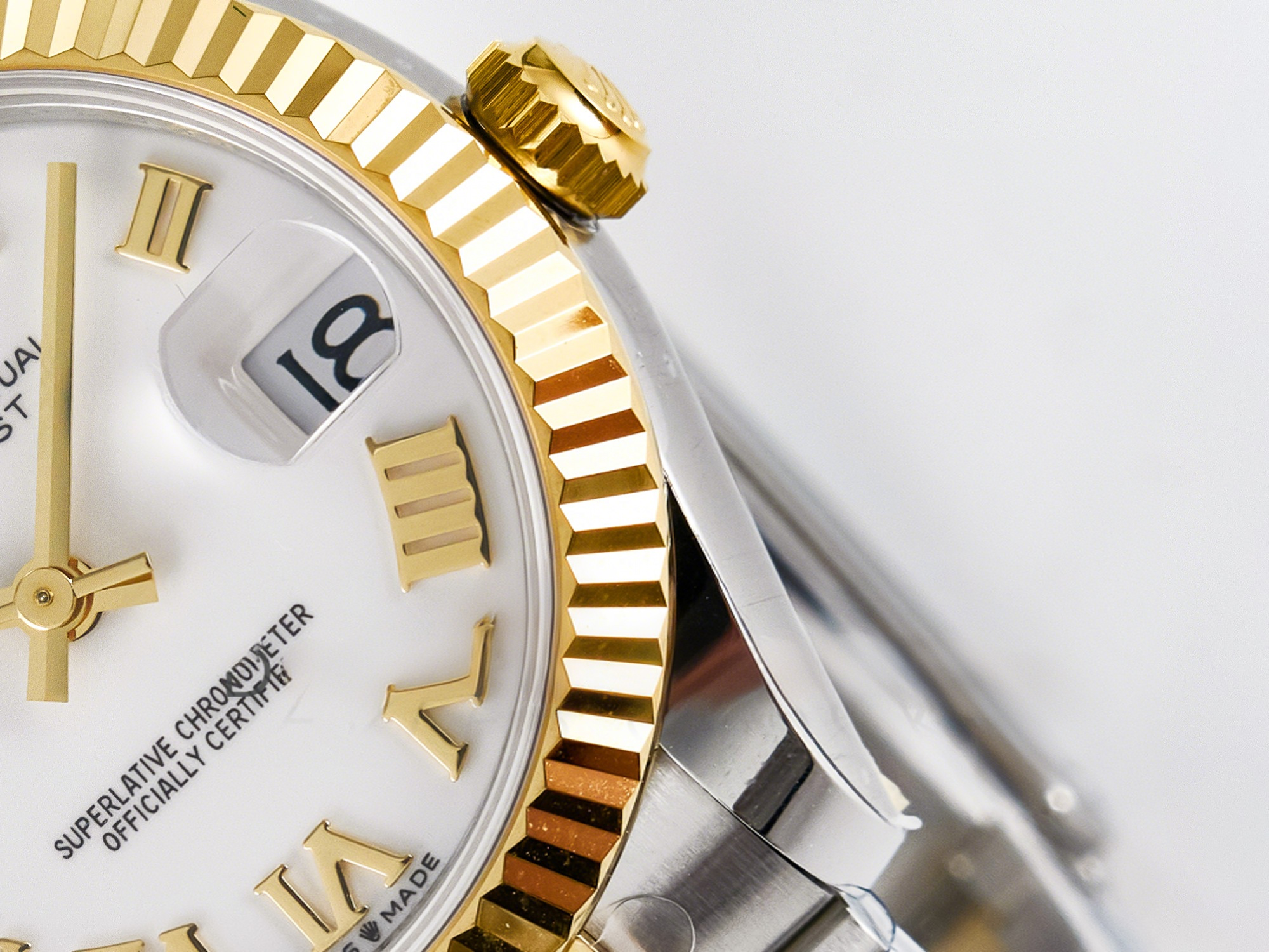 Rolex DateJust 31 278273 ARF 1:1 Best Edition 904L Steel White Roman Dial on SS/YG Oyster Bracelet ETA 2688-fasswatch