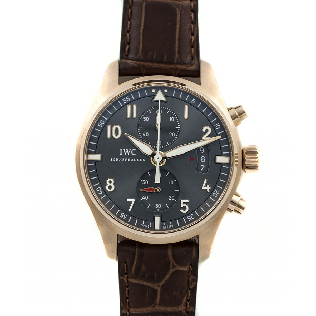 IWC Pilot’s Watch Spitfire Chronograph IW387803 Rose Gold-fasswatch
