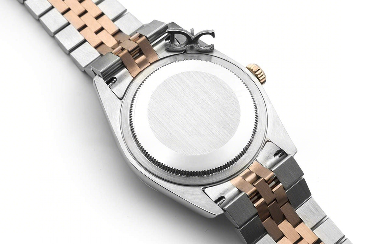 Rolex Datejust II 116333 Pink Dial in Rose Gold/Steel with Diamond Markers-fasswatch