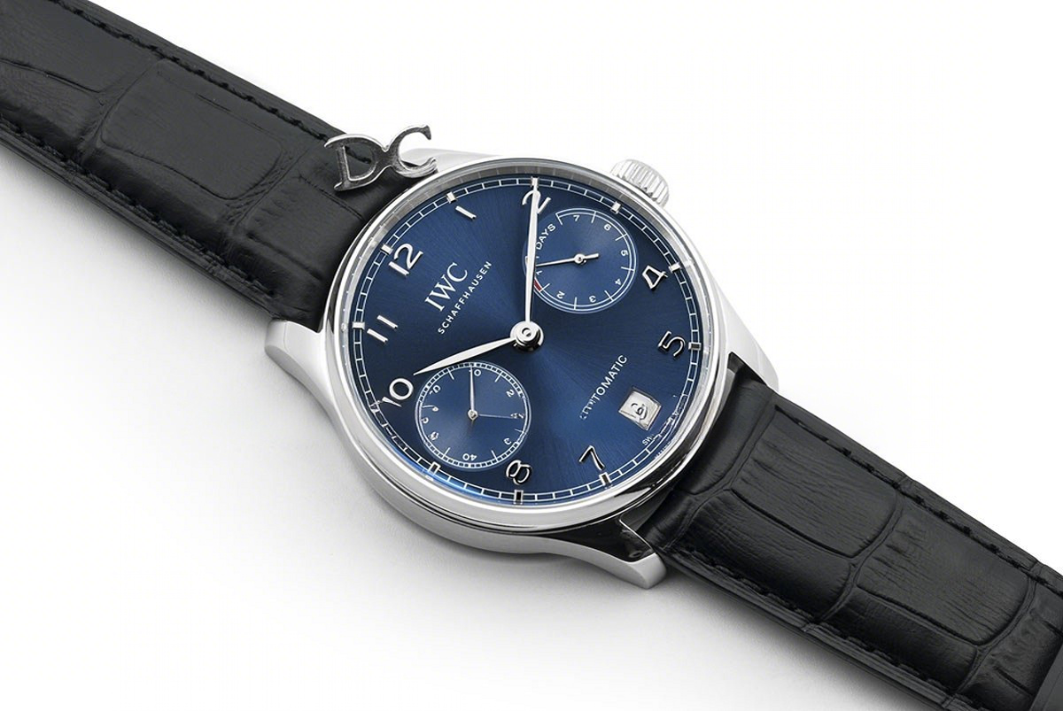 IWC Portugieser Automatic IW500710 Blue Dial in Steel-fasswatch