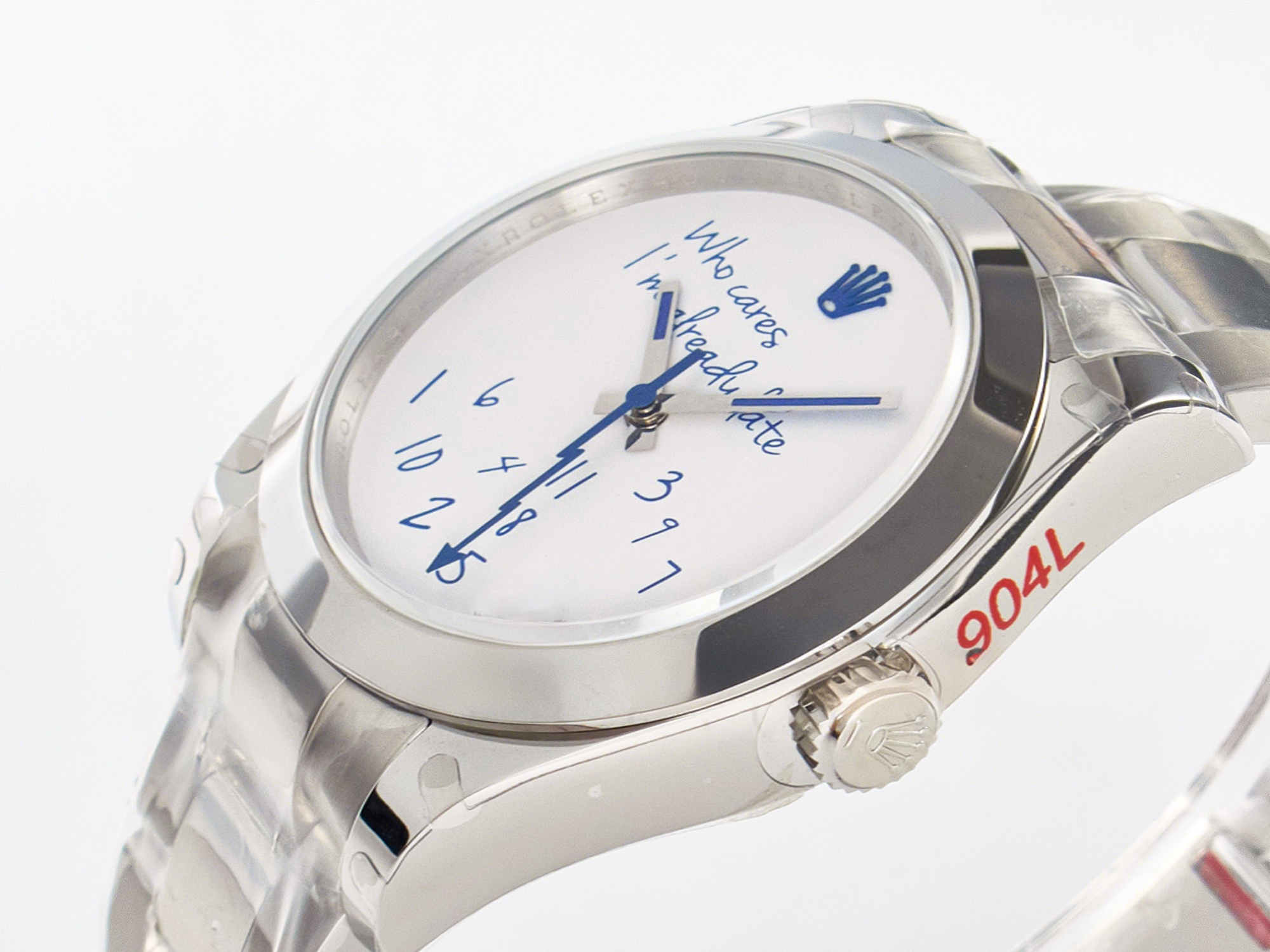 Rolex Milgauss Who Cares JDF 1:1 Best Edition 904L Steel on SS Bracelet VR3131-fasswatch