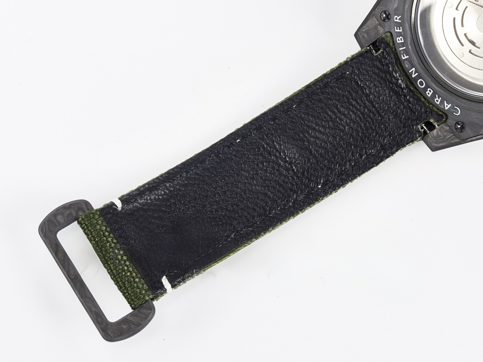 Rolex GMT Carbon DIWF Best Edition Green Arabic Dial on Green Nylon Strap SA3186 CHS-fasswatch