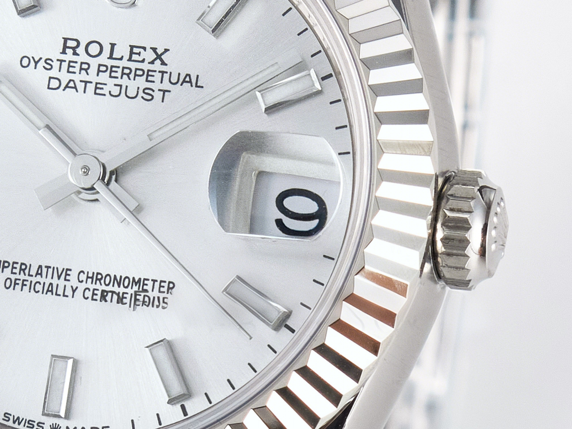 Rolex DateJust 31 278274 ARF 1:1 Best Edition 904L Steel Silver Dial Stick Marker on SS Jubilee Bracelet ETA 2688-fasswatch