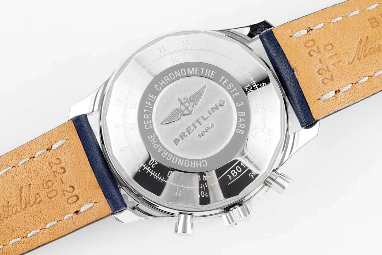 Breitling Navitimer 01 Chronograph Blue Dial in Steel-fasswatch