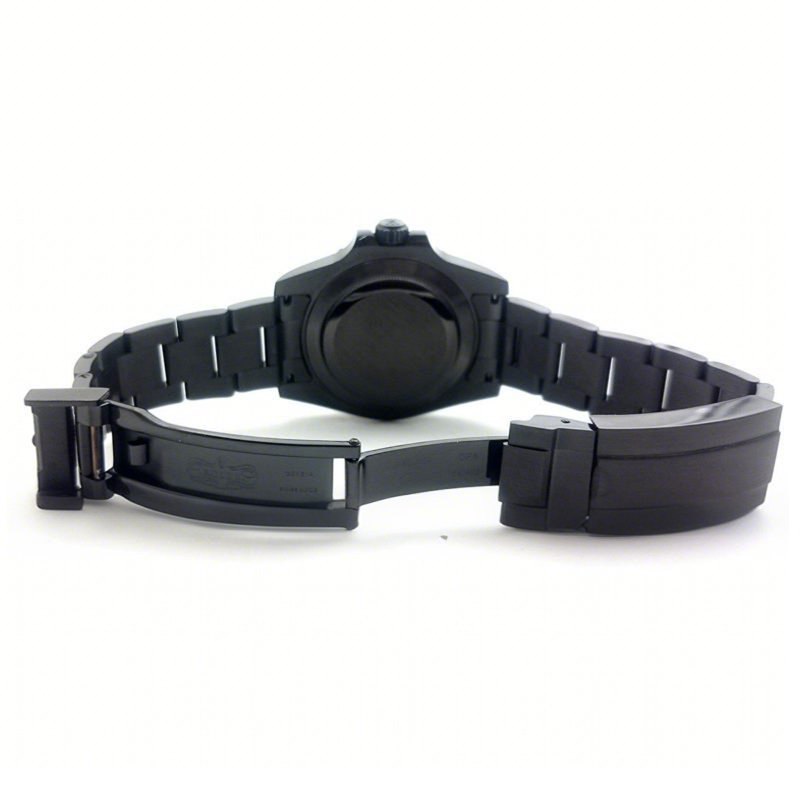 Rolex Blaken Submariner D Blue PVD Steel-fasswatch