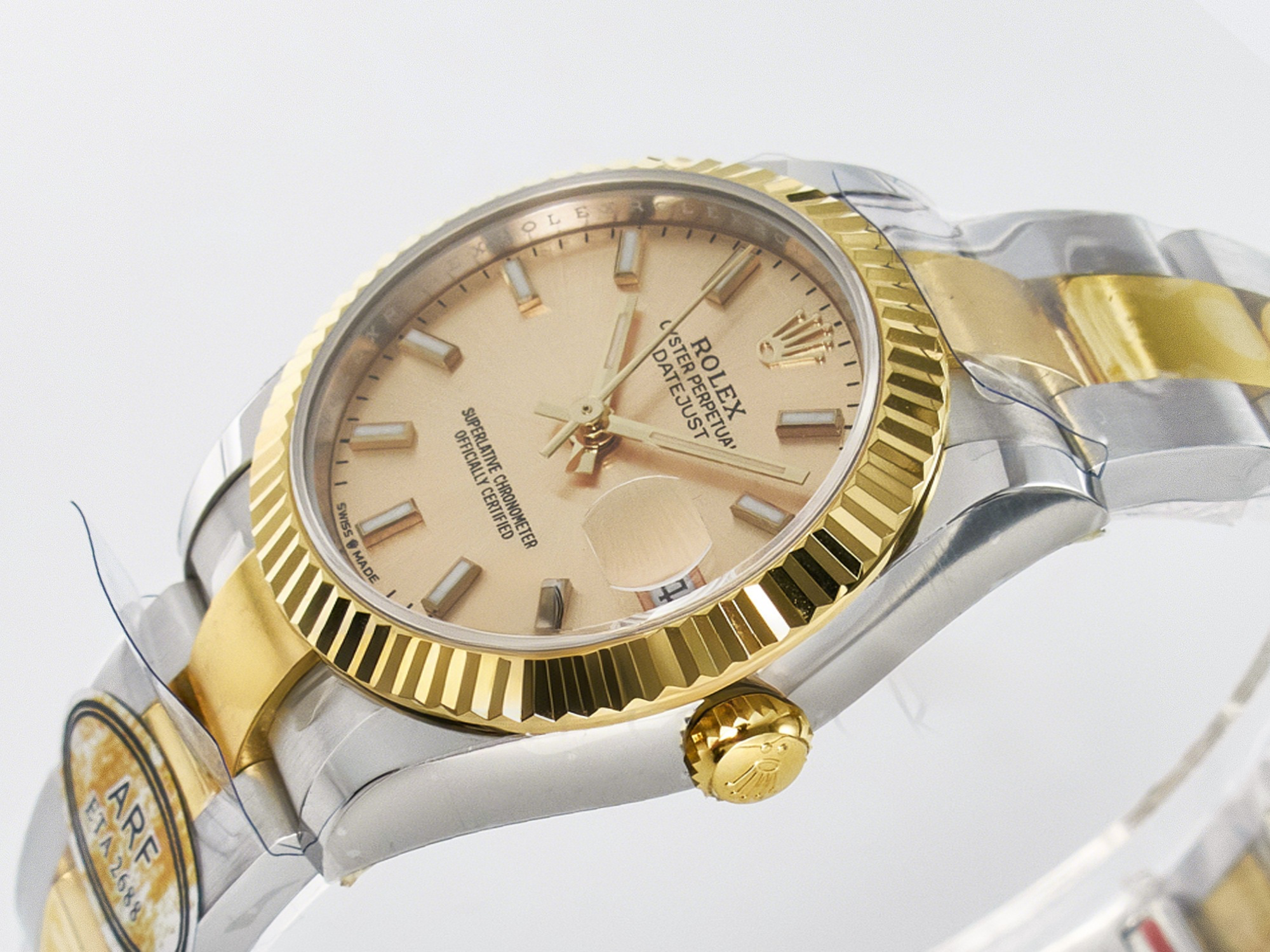 Rolex DateJust 31 278273 ARF 1:1 Best Edition 904L Steel YG Dial Stick Marker on SS/YG Oyster Bracelet ETA 2688-fasswatch