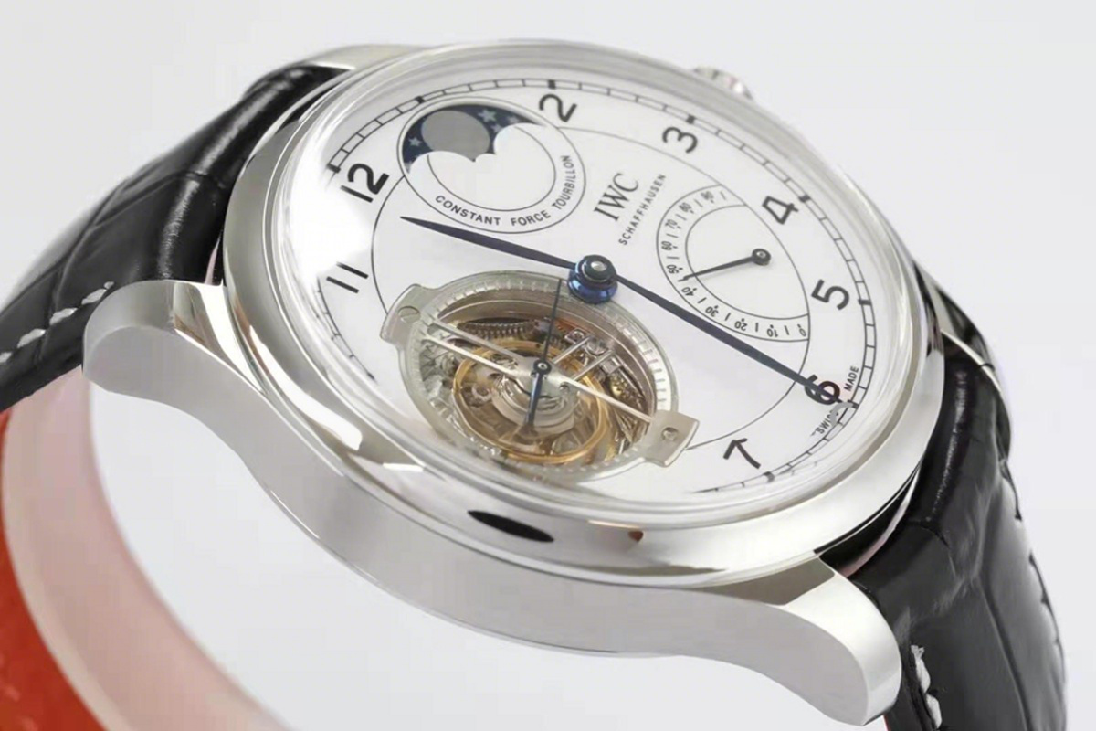 IWC Portugieser Constant-Force Tourbillon Edition ‘150 Years’ IW590202 White Dial-fasswatch