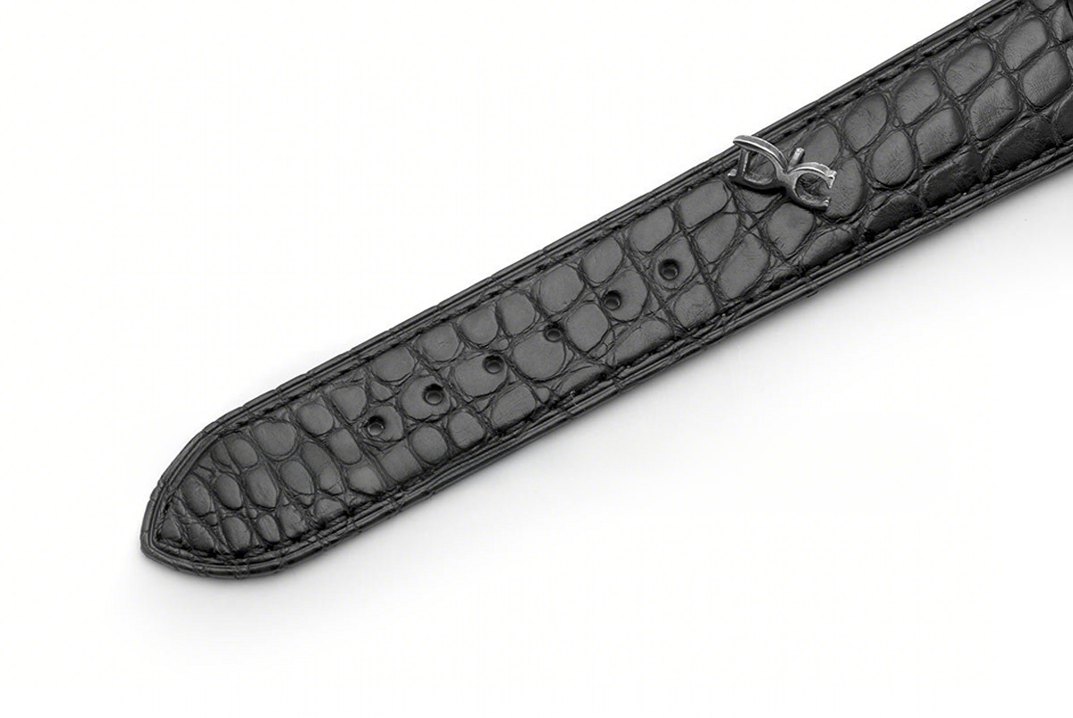 Cartier Ronde Louis Cartier Watch 36mm White Dial in Yellow Gold on Black Leather Strap-fasswatch