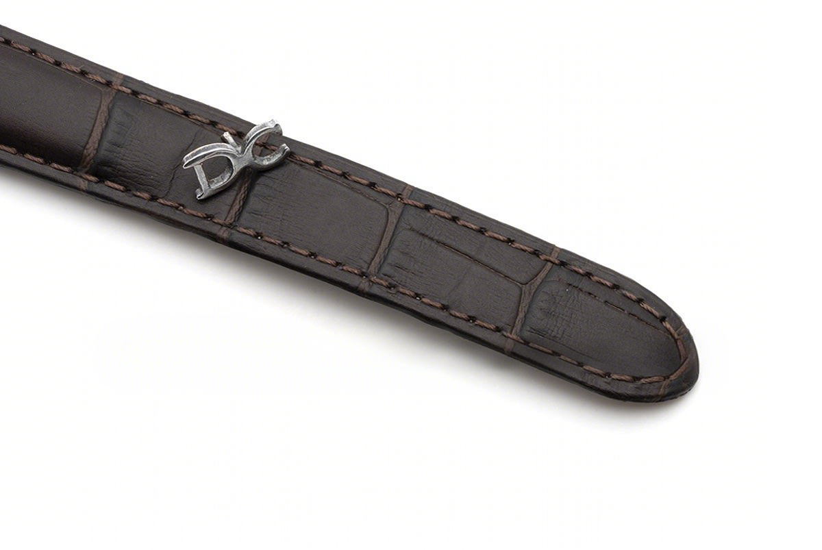 Cartier Ballon Bleu De Cartier 36mm White Dial with Diamond Markers in Pink Gold on Brown Leather Strap-fasswatch