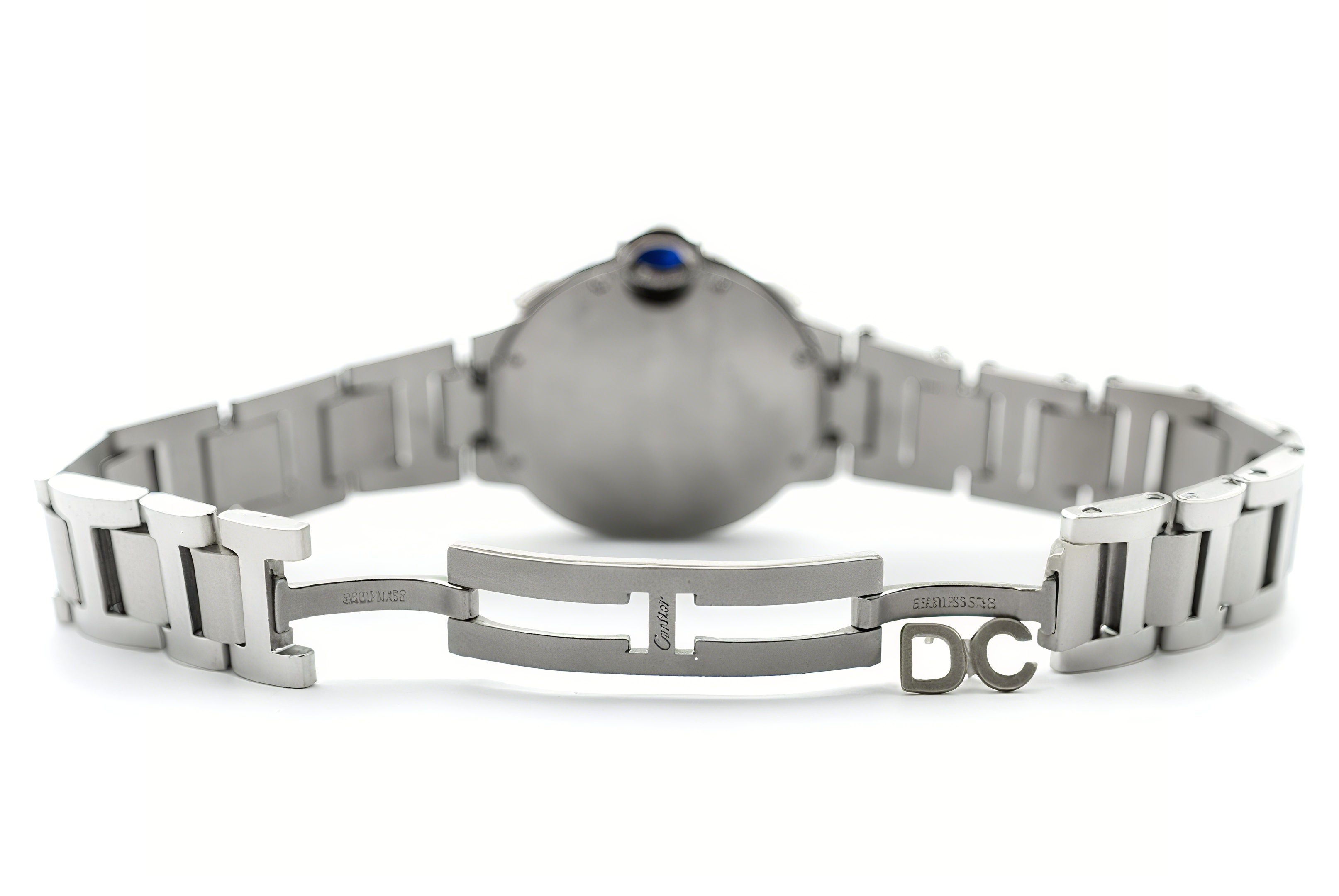 Ballon Bleu de Cartier 33mm White Dial in Steel-fasswatch