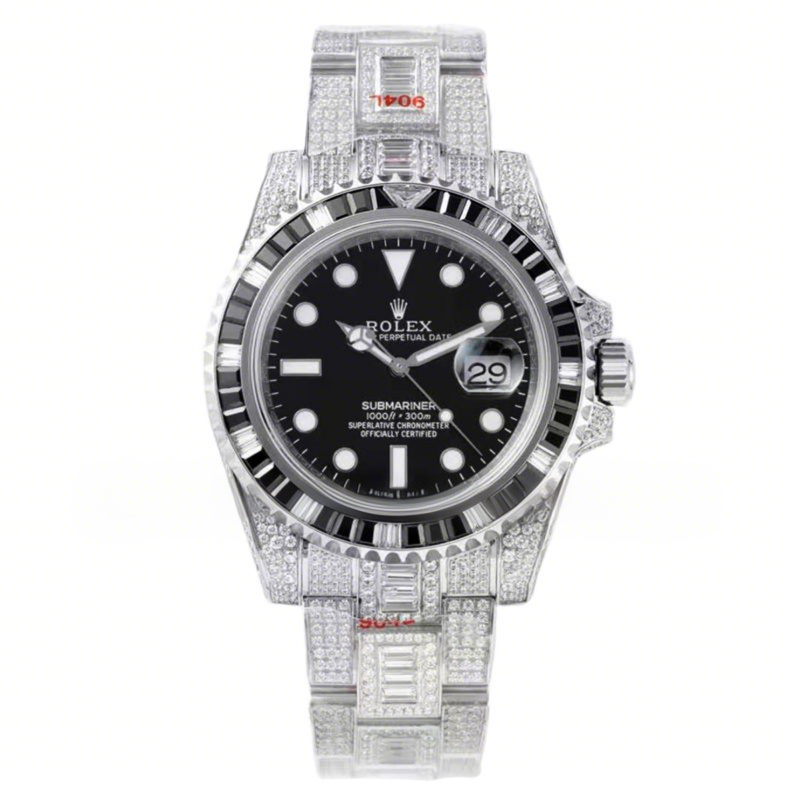Rolex Submariner 116610 with Diamond Bezel-fasswatch