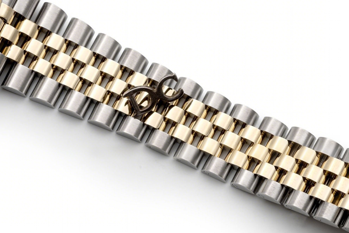 Rolex Datejust 36 126283RBR White Dial in Yellow Gold and Steel with Roman Numerals Markers-fasswatch