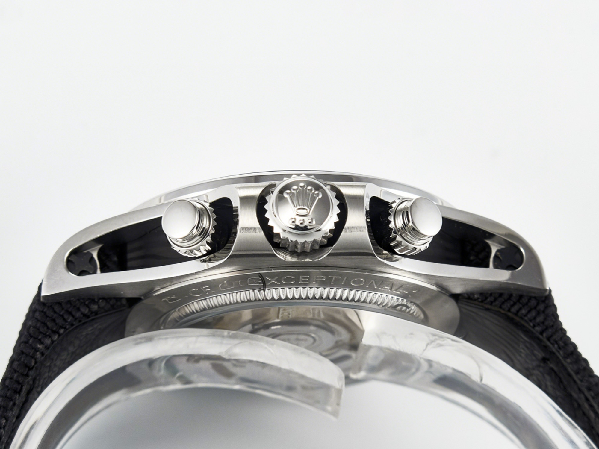 Rolex Daytona EXCEPTIONAL-1 DIWF Best Edition Gray Dial on Black Nylon Strap SH4130-fasswatch