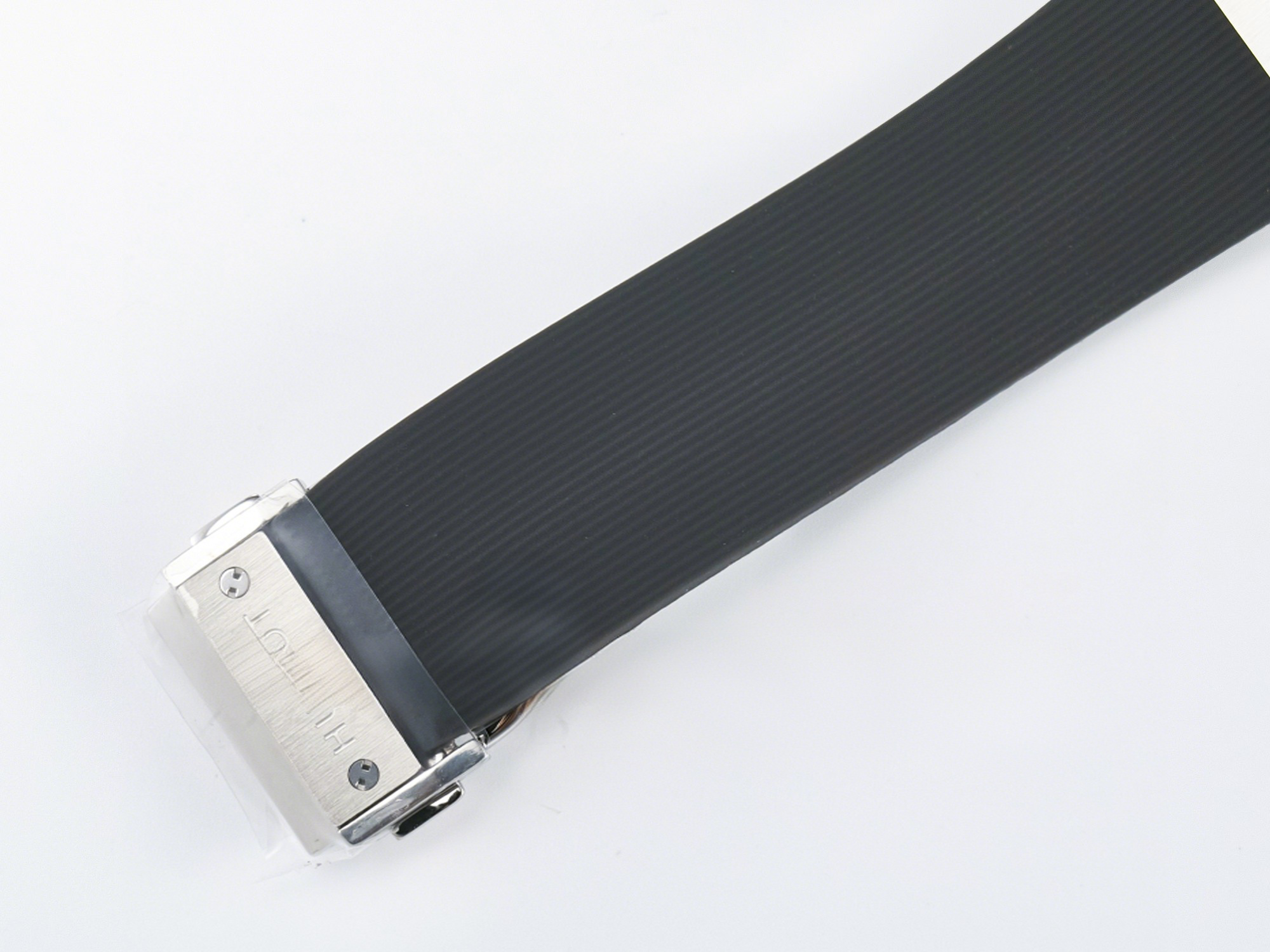 Hublot Classic Fusion Bang 42mm HBF 1:1 Best Edition Gray Dial Diamonds Bezel on Gray Rubber Strap A2892-fasswatch