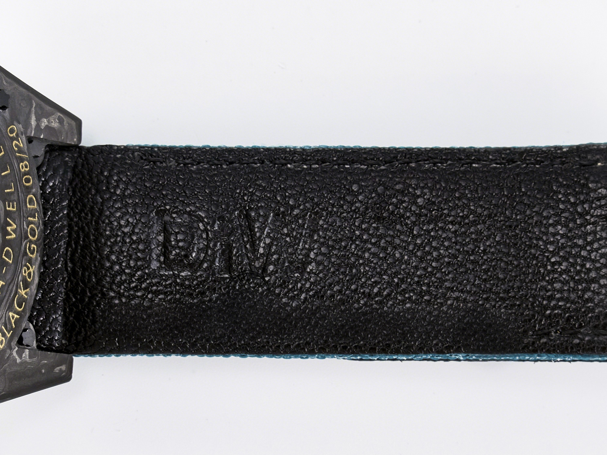 Rolex Sea Dweller 43mm Carbon DIWF Best Edition Black Dial YG Bezel on Blue Nylon Strap A2824-fasswatch