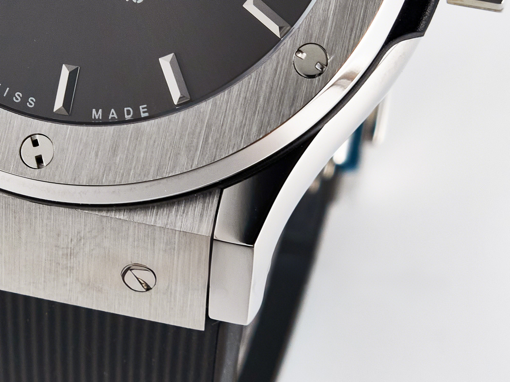 Hublot Classic Fusion Bang 42mm HBF 1:1 Best Edition Gray Dial on Gray Rubber Strap A2892-fasswatch