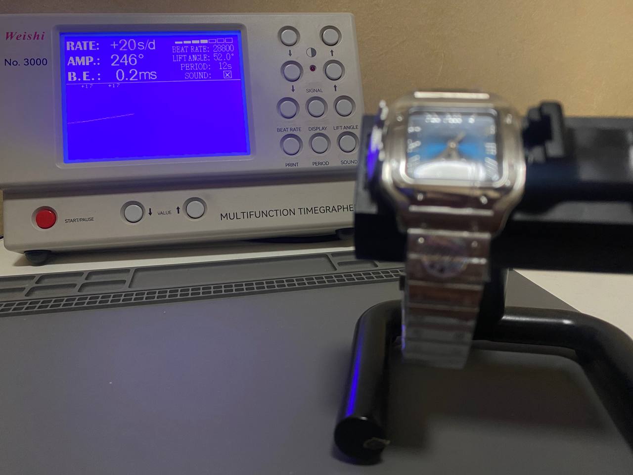 Super Clone 1:1 Cartier Santos Medium Model Blue WSSA0063 Replica-fasswatch