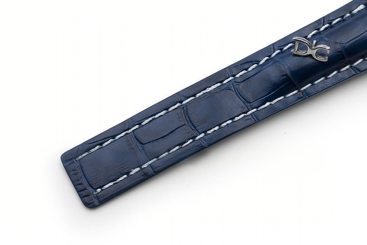 Breitling Colt Chronograph 44mm Blue Dial in Steel on Leather Strap-fasswatch