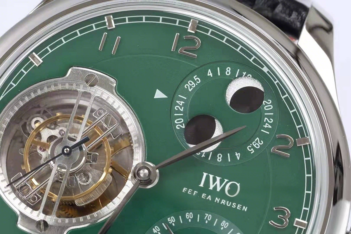IWC Portugieser Constant-Force Tourbillon Edition ‘150 Years’ IW5902 Green Dial-fasswatch
